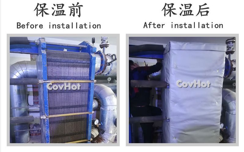 板式<a href=http://m.jiangyihua.com.cn/e/tags/?tagname=%E6%8D%A2%E7%83%AD%E5%99%A8%E4%BF%9D%E6%B8%A9 target=_blank class=infotextkey>換熱器保溫</a>套,板換保溫罩